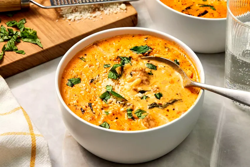 21 Rich Creamy Soup Recipes For Cold Weather Comfort Food Marry Me Sausage Orzo Soup