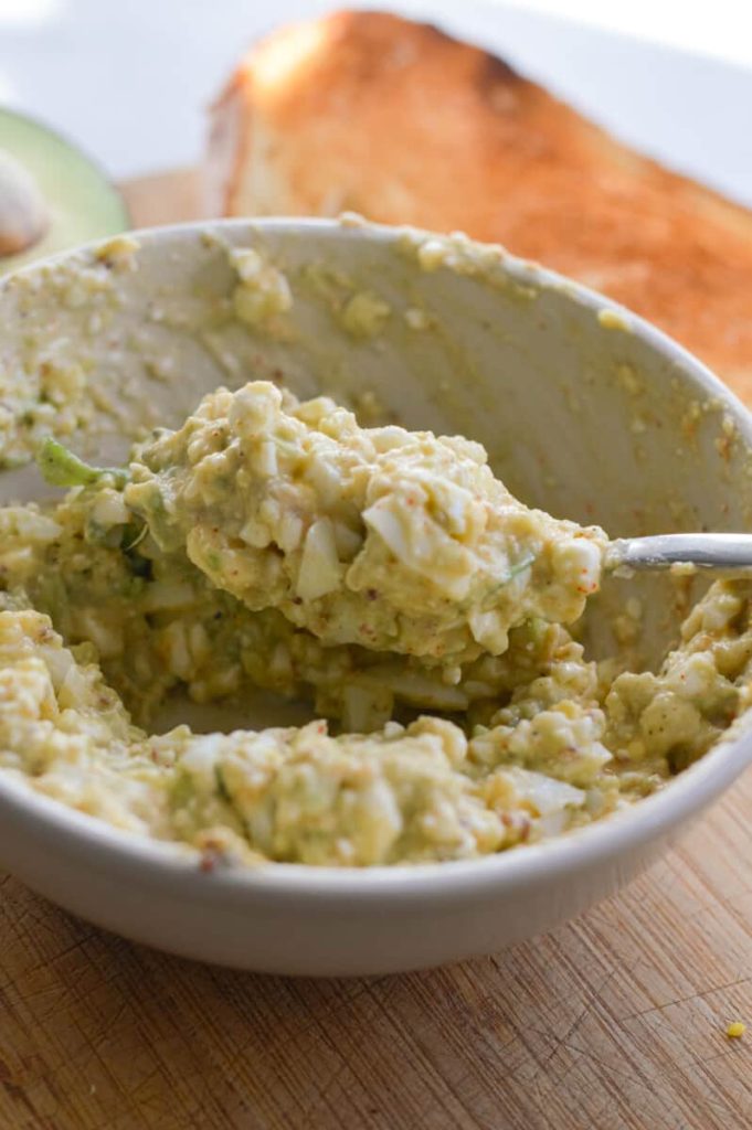Mashed Avocado Cottage Cheese