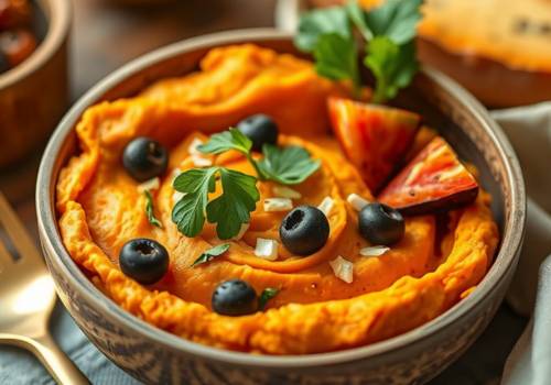 Mashed Sweet Potato Bowl