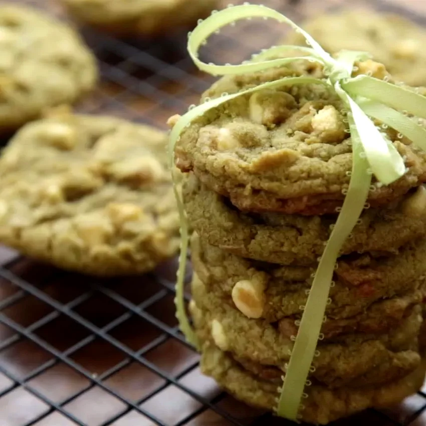 15 Amazing and Tasty Matcha Dessert Recipes Matcha Green Tea Chocolate Chip Cookies