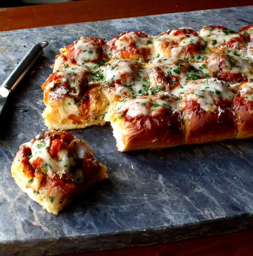 Meatball-Stuffed Garlic Bread Sliders