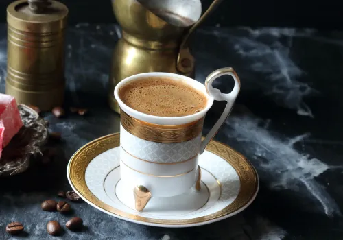 Mediterranean Breakfast with Turkish Coffee