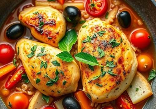 Mediterranean Chicken Skillet