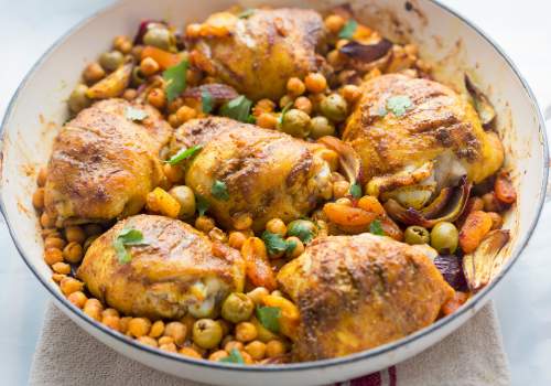 Mediterranean Chicken with Olives