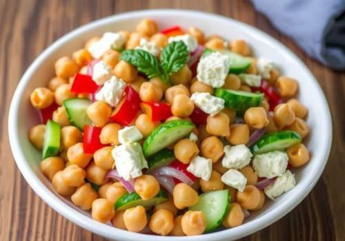 Mediterranean Chickpea Salad