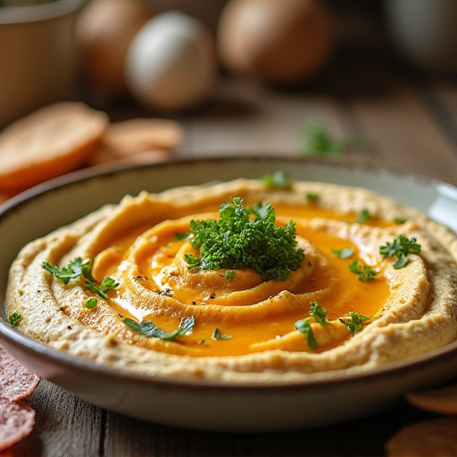 Mediterranean-Inspired Seven Layer Hummus and Feta Dip