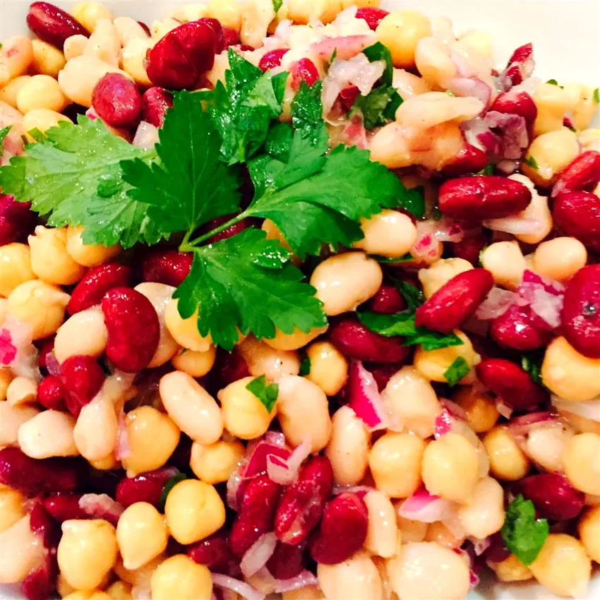 Mediterranean Three Bean Salad