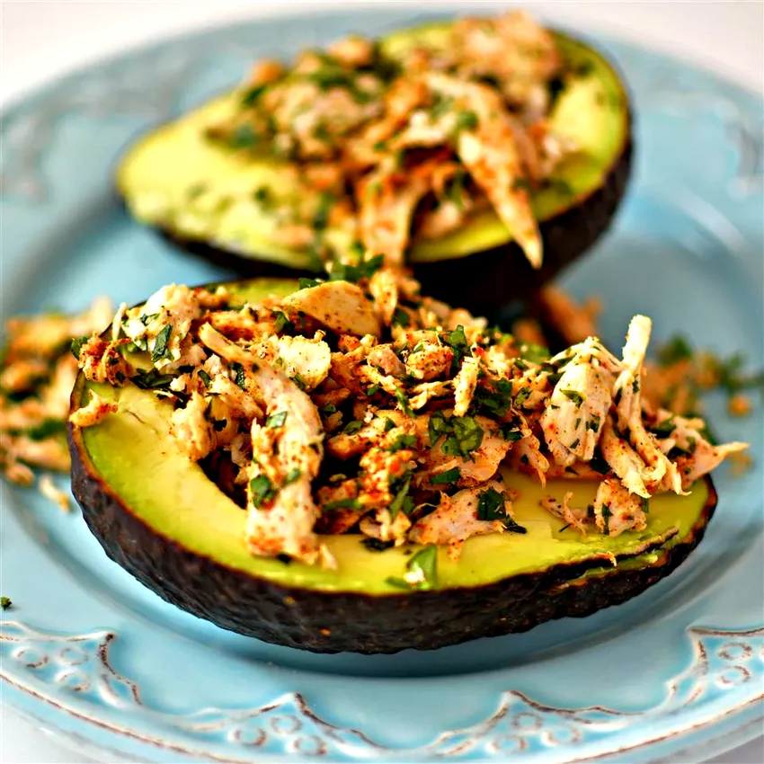 Mexi-Chicken Avocado Cups