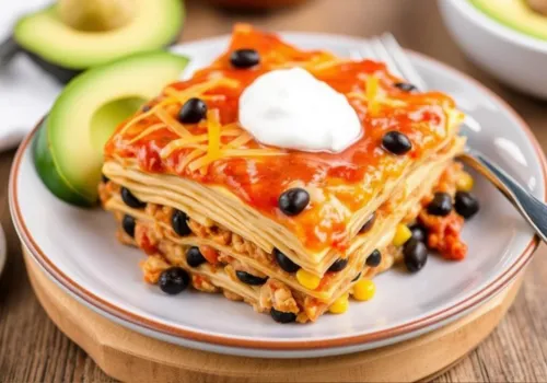 Mexican Turkey Tortilla Casserole