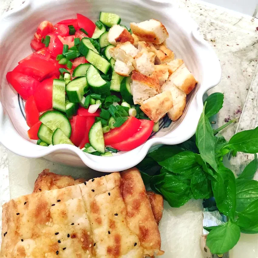 Mid-Summer Italian Bread Salad
