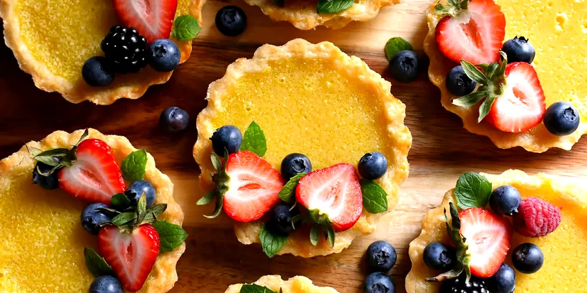 15 Patriotic Memorial Day Cakes Perfect for Potlucks Mini Lemon Tarts