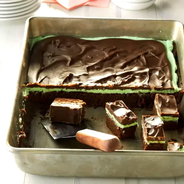 28 Mint Chocolate Treats You'll Love Making Over & Over Mint-Chocolate Chunk Brownies