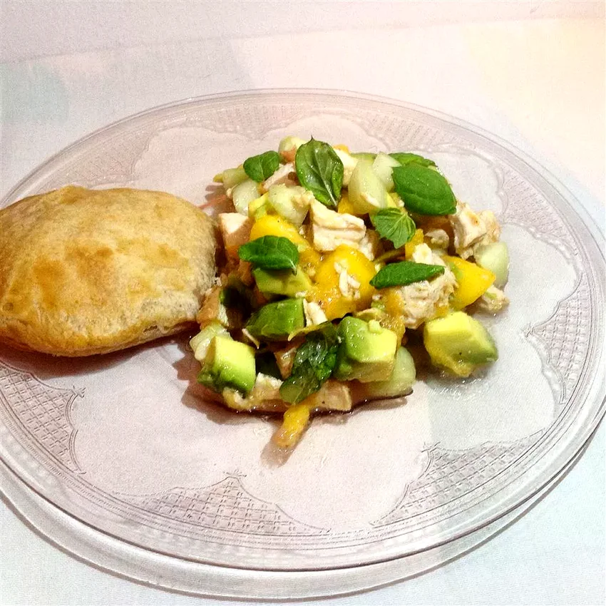 10 Fresh Peach Salad Ideas for Your Summer Table Minty Peach Chicken Salad
