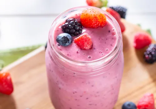 Mixed Berry Crescent Braid