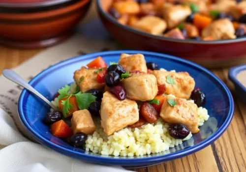 Moroccan Chicken Tagine Casserole