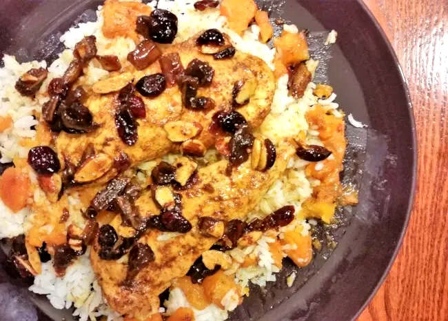 14 Best Healthy Clean Eating Chicken Recipe Collection Moroccan-Style Chicken with Butternut Squash Noodles