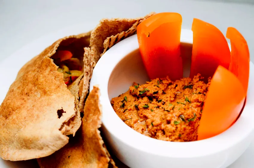 Muhammara (Roasted Pepper & Walnut Spread)
