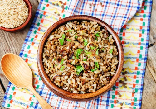 Mujadara (Lentils and Rice)