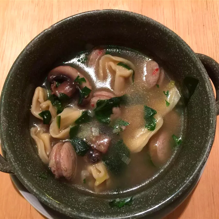 14 Easy Chicken Sausage Dinners for Quick Weeknight Meals Mushroom, Leek, Chicken Sausage and Tortellini Soup