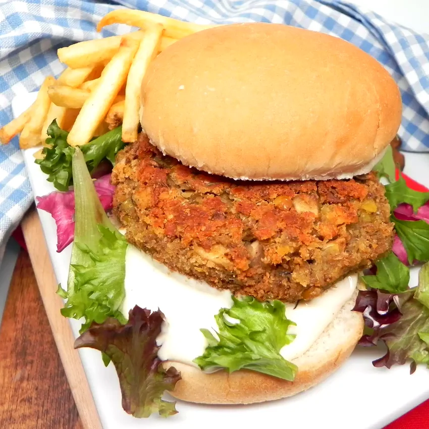 10 Plant-Based Lentil Patty Recipes for Hearty Meals Mushroom-Lentil Burgers