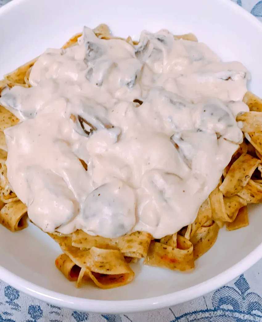 15 Plant-Based Twists on Classic Comfort Food Favorites Mushroom Stroganoff with Creamy Miso Pasta