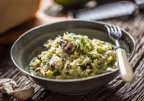 Mushroom and Herb Quinoa Risotto