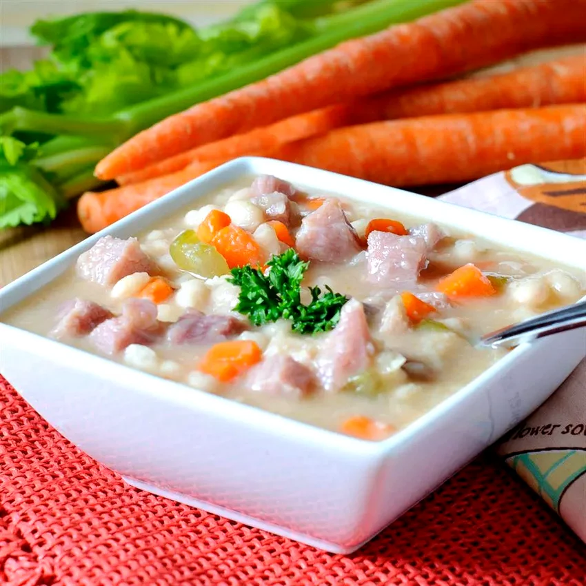 14 Delicious Navy Bean Recipe Ideas for Every Meal Navy Bean Soup with Ham