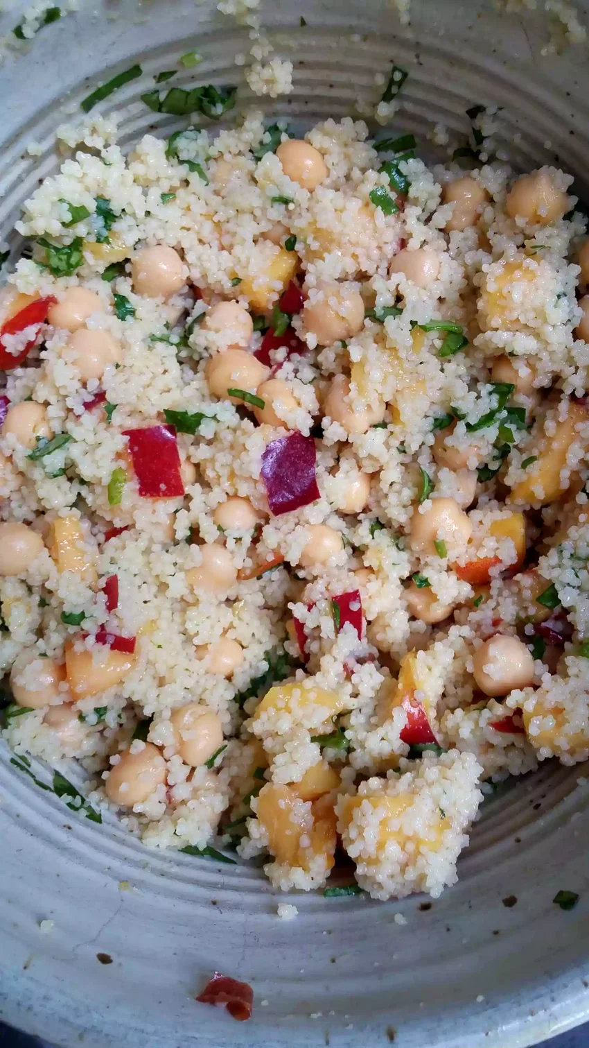 Nectarine Couscous Salad
