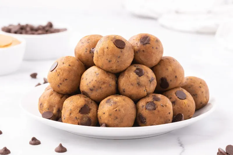 25 Awesome Chickpea Snacks That'll Rock Your Taste Buds! No Bake Chickpea Cookie Dough Bites