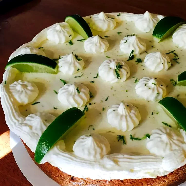 No Bake Lime Mousse Torte