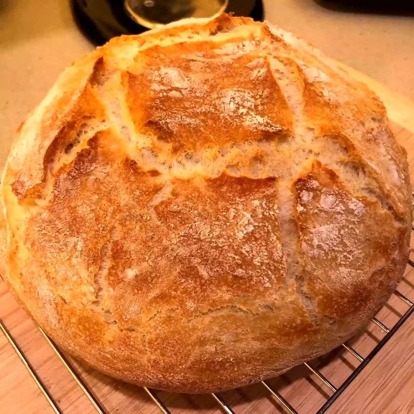 No Knead Beer Bread