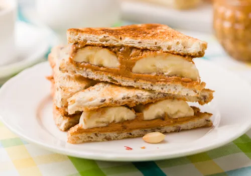 Nut Butter and Banana Sandwich