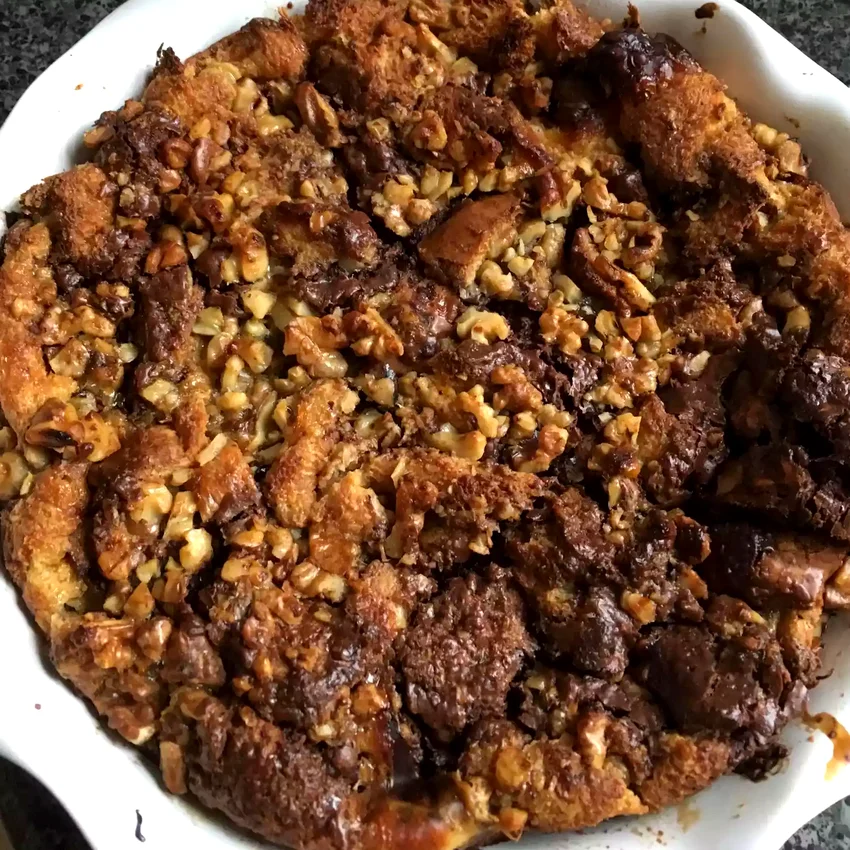 Nutella Bread Pudding