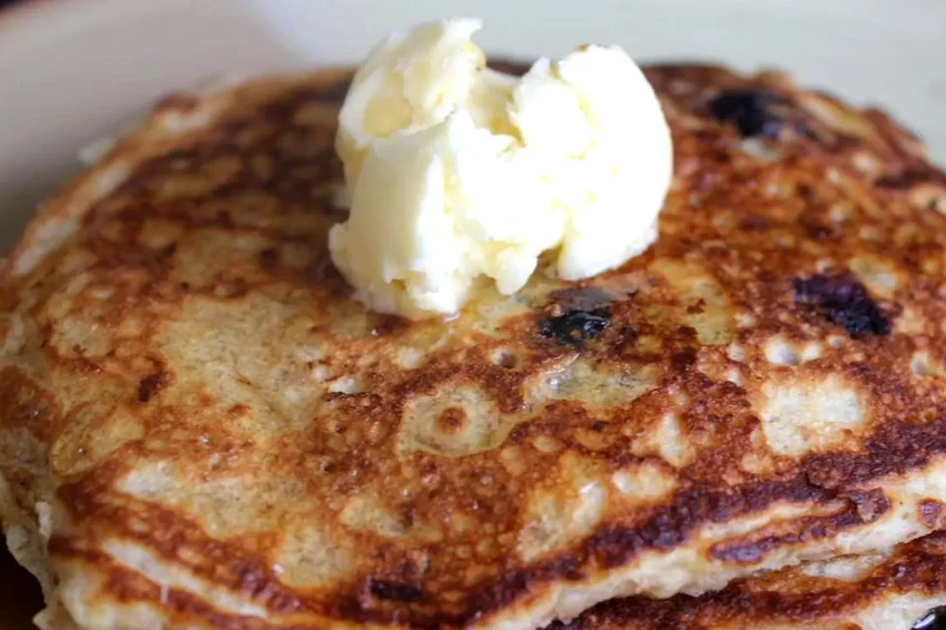 Top 20 Amazing Pancake Recipes You'll Make Again and Again Oatmeal and Wheat Flour Blueberry Pancakes