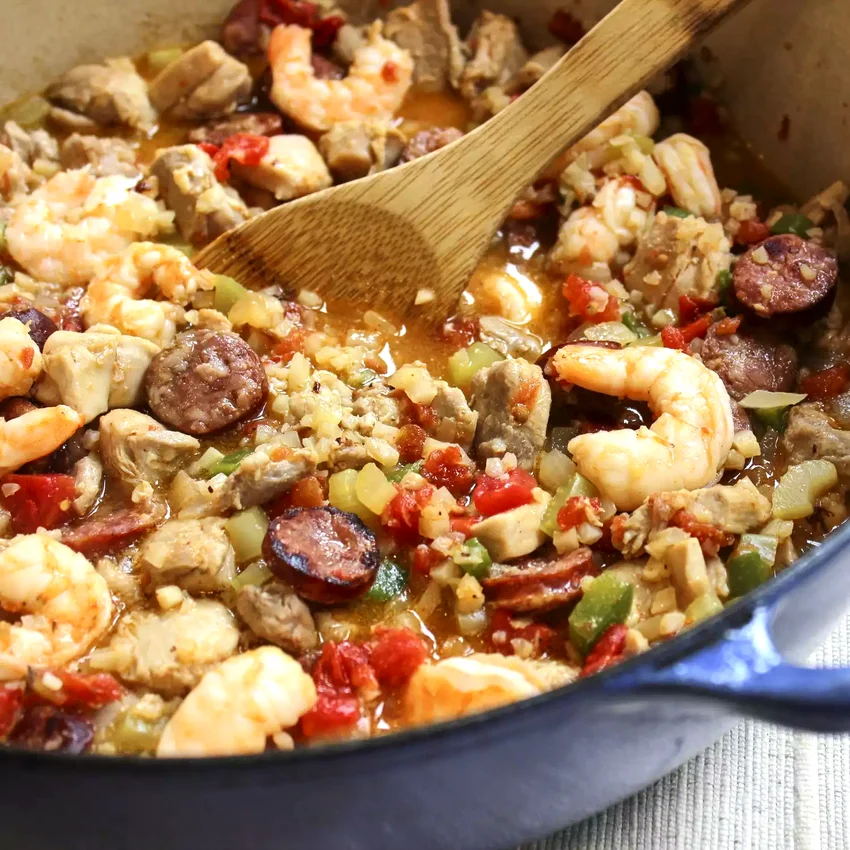 Top 55 Boneless Chicken Thigh Recipe Ideas for Every Meal One-Pot Keto Jambalaya with Cauliflower Rice