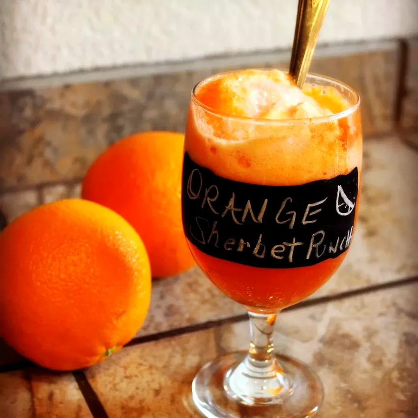 15 Delicious And Easy Recipes For Kids Birthday Celebrations Orange Sherbet Punch