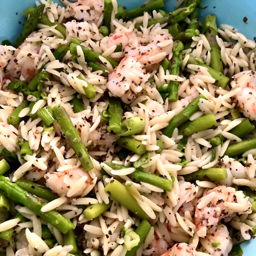 25 Delicious Orzo Recipes Your Family Will Absolutely Love Orzo and Shrimp Salad with Asparagus