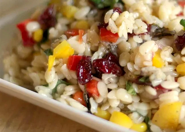 Orzo and Wild Rice Salad