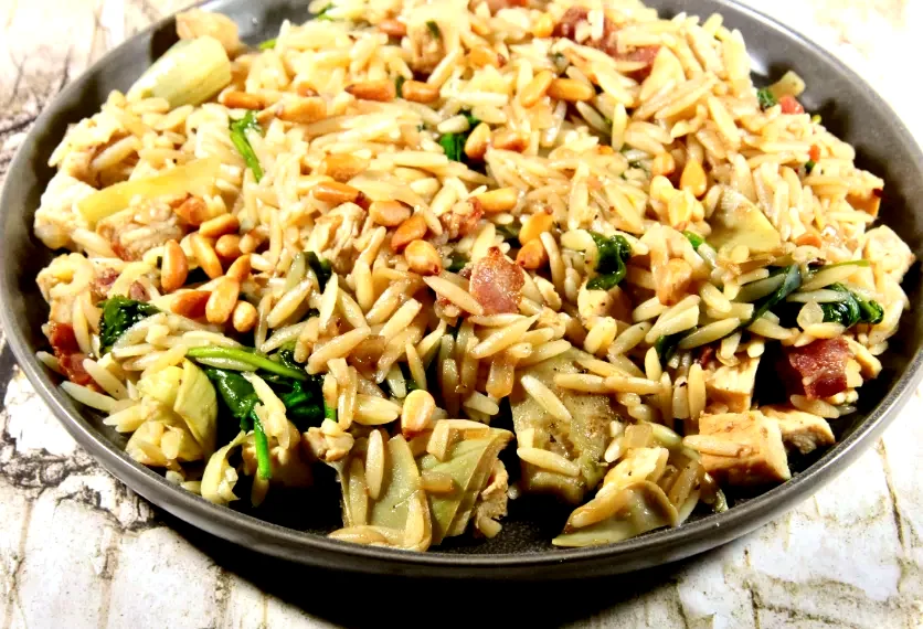 25 Delicious Orzo Recipes Your Family Will Absolutely Love Orzo with Chicken and Artichokes