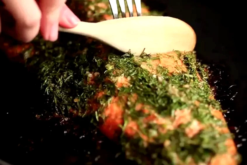 Oven-Baked Salmon with Herbs