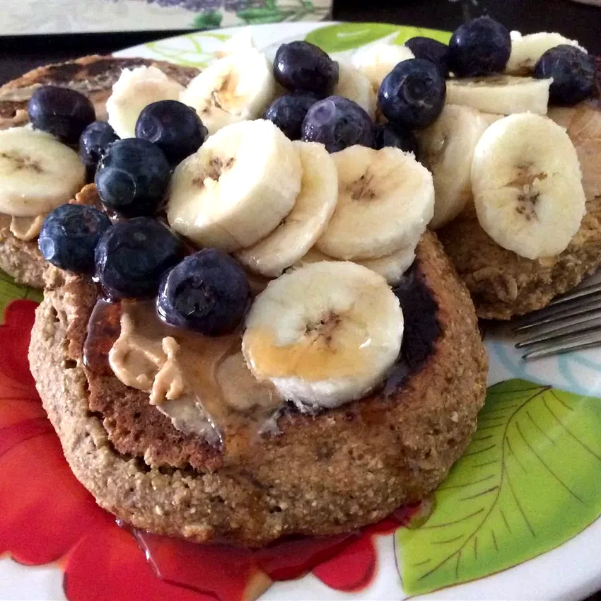 17 Hearty Oatmeal Pancake Recipes for Amazing Mornings Overnight Raisin Oatmeal Pancakes