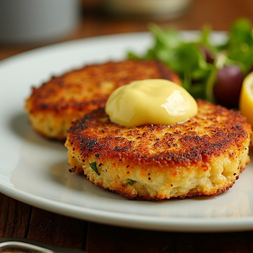 Pan-Seared Cajun Crab Cakes with Remoulade