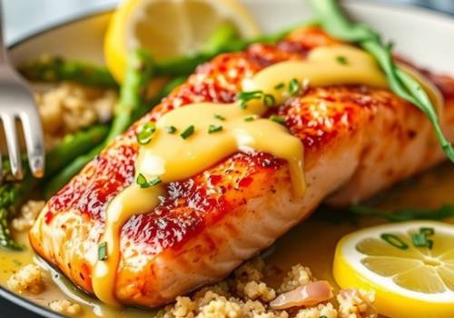 Pan-Seared Salmon with Lemon Butter