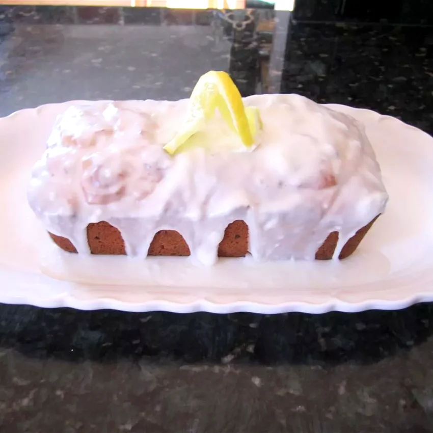 Passover Iced Lemon Loaf