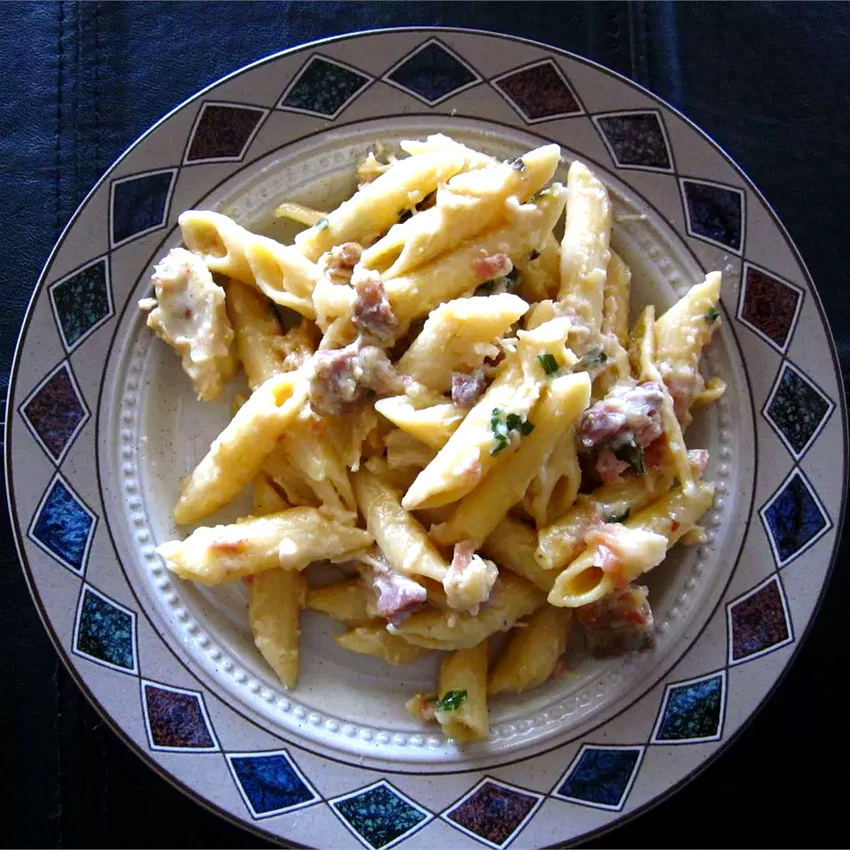 Pasta Carbonara with Chicken