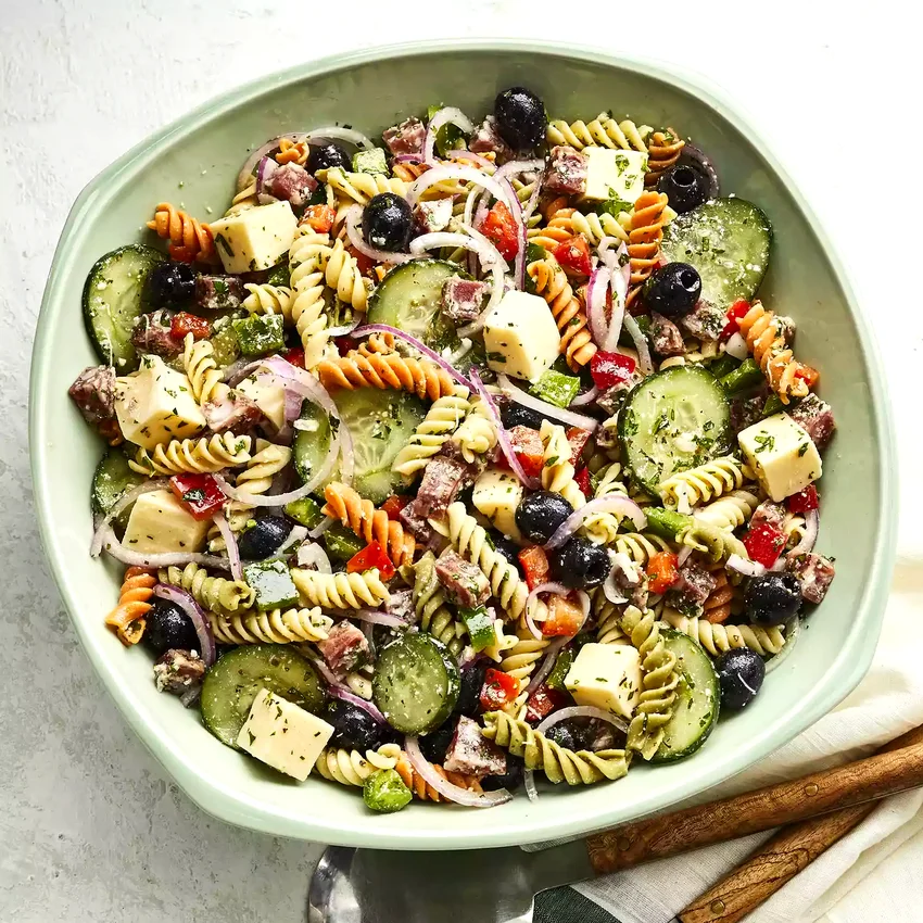 Pasta Salad with Homemade Dressing