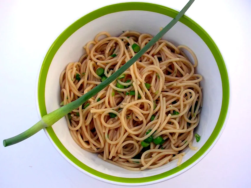 Pasta with Garlic Scapes