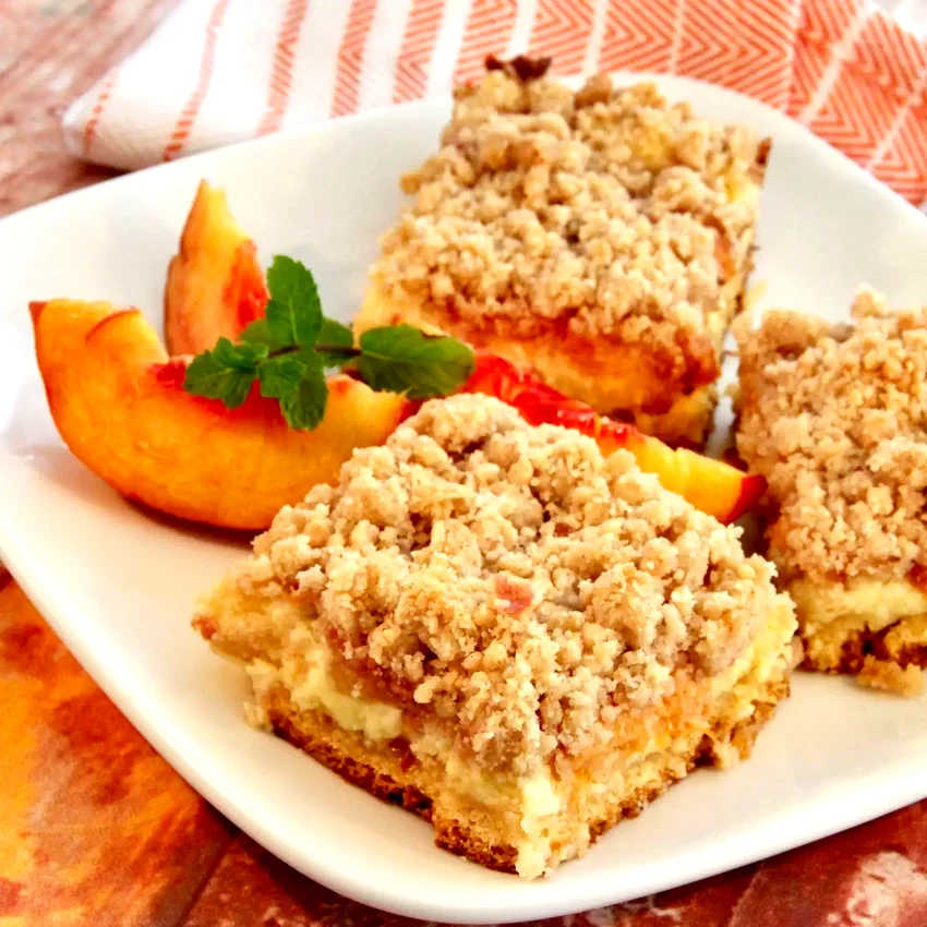 15 Simple Crescent Roll Desserts You Can Make Tonight Peach Cobbler Cheesecake Bars