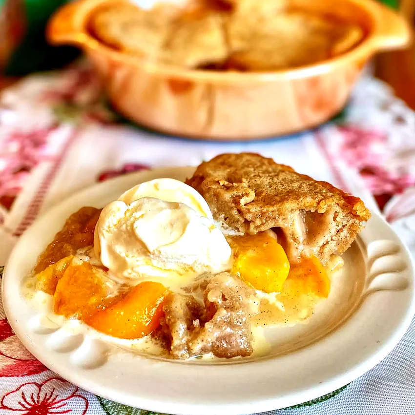 Peach Cobbler Dump Cake