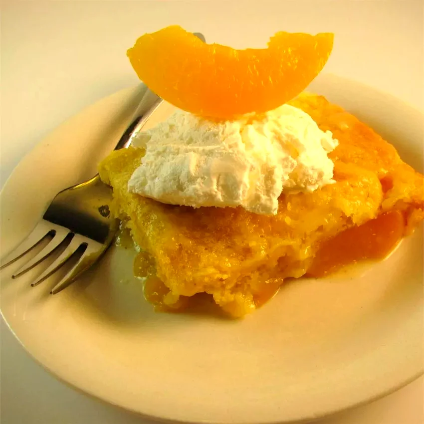 20 Simple Desserts You Can Make Without Using Any Eggs Peach Dump Cake